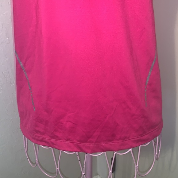 -🎄Women's ASICS Golf Pink Zipper Front S/S Shirt-Small AS IS - Picture 6 of 10